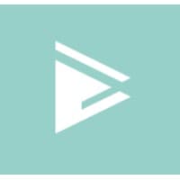 Ein seeschaumgrünes Logo, welches einen Pfeil und somit einen Klick, nach rechtszeigend, symbolisiert.